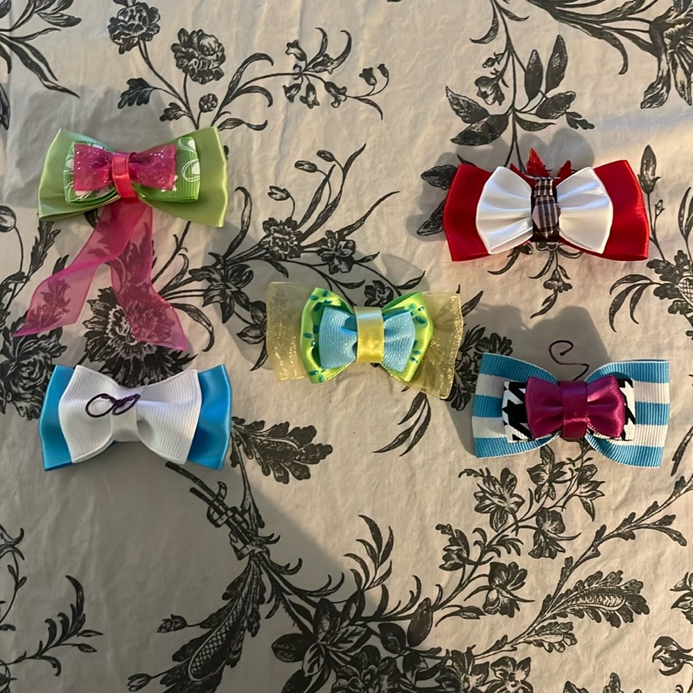 Inside Out inspired hair bow